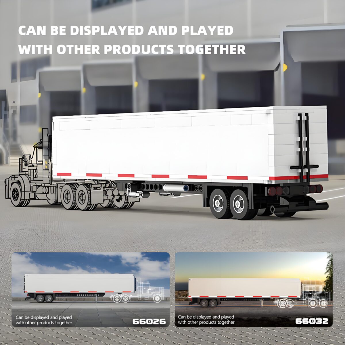 66025 The Shipping Container Trailer  304PCS - Image 5