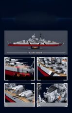 SLUBAN The M38-B1102 KMS Bismarck  1849PCS - Image 4