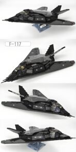 58058 The F-117A Nighthawk  1375PCS - Image 2
