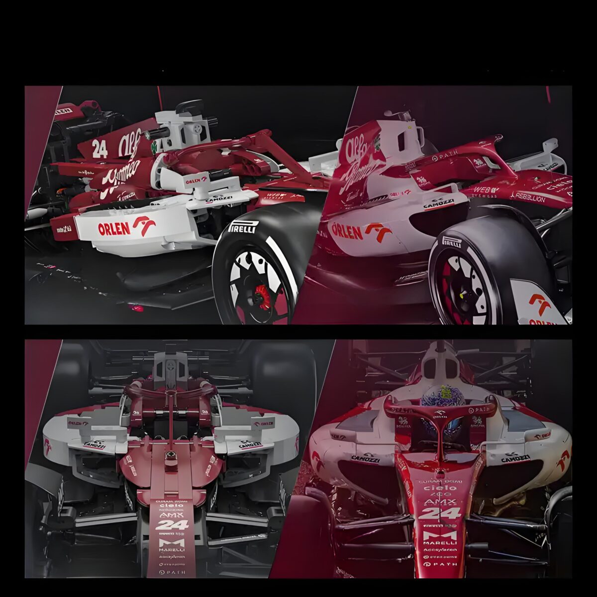 C64005 The Alfa Romeo F1 Team ORLEN C42 2022  1868PCS - Image 3
