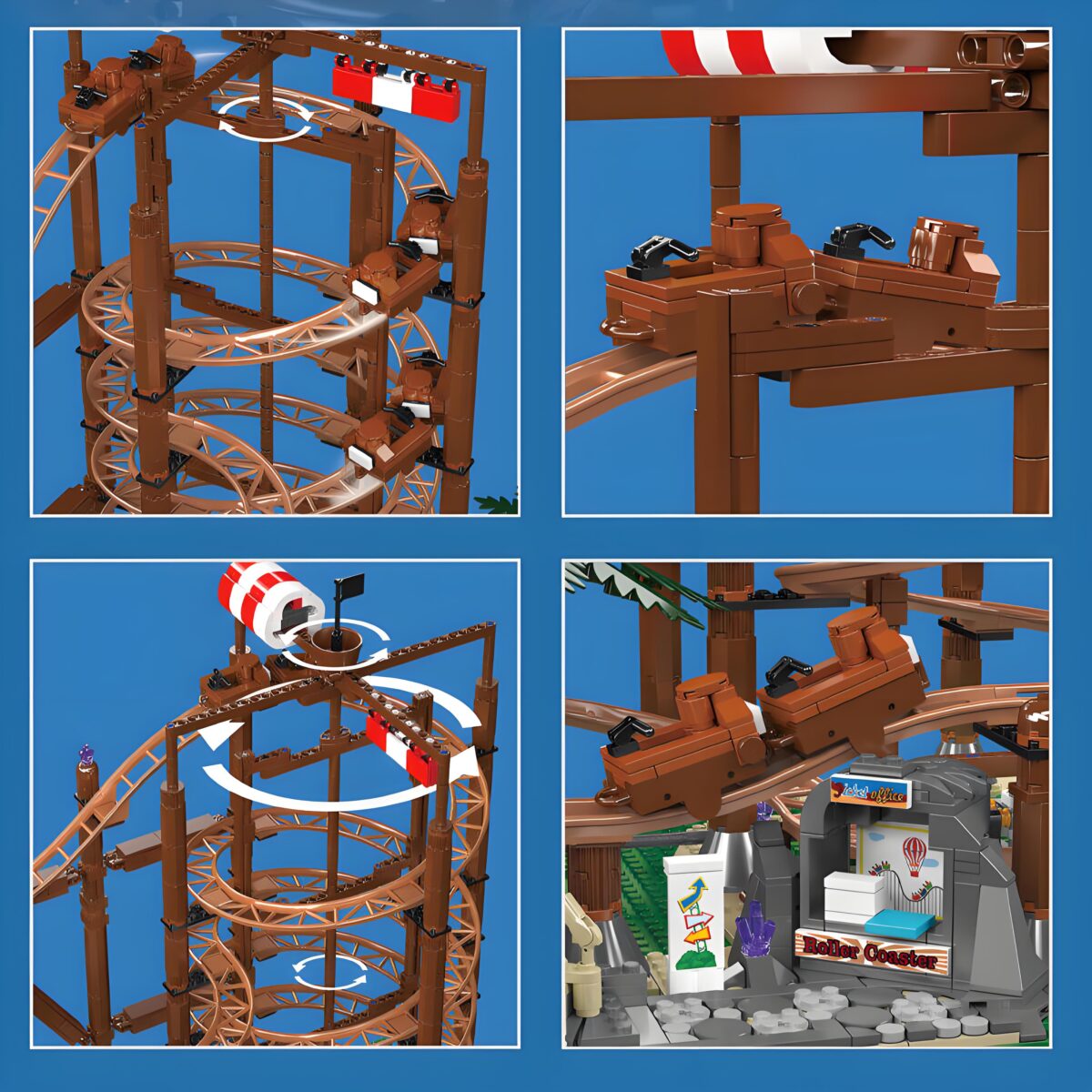 MK11013 The Double Helix Roller Coaster  2174PCS - Image 3