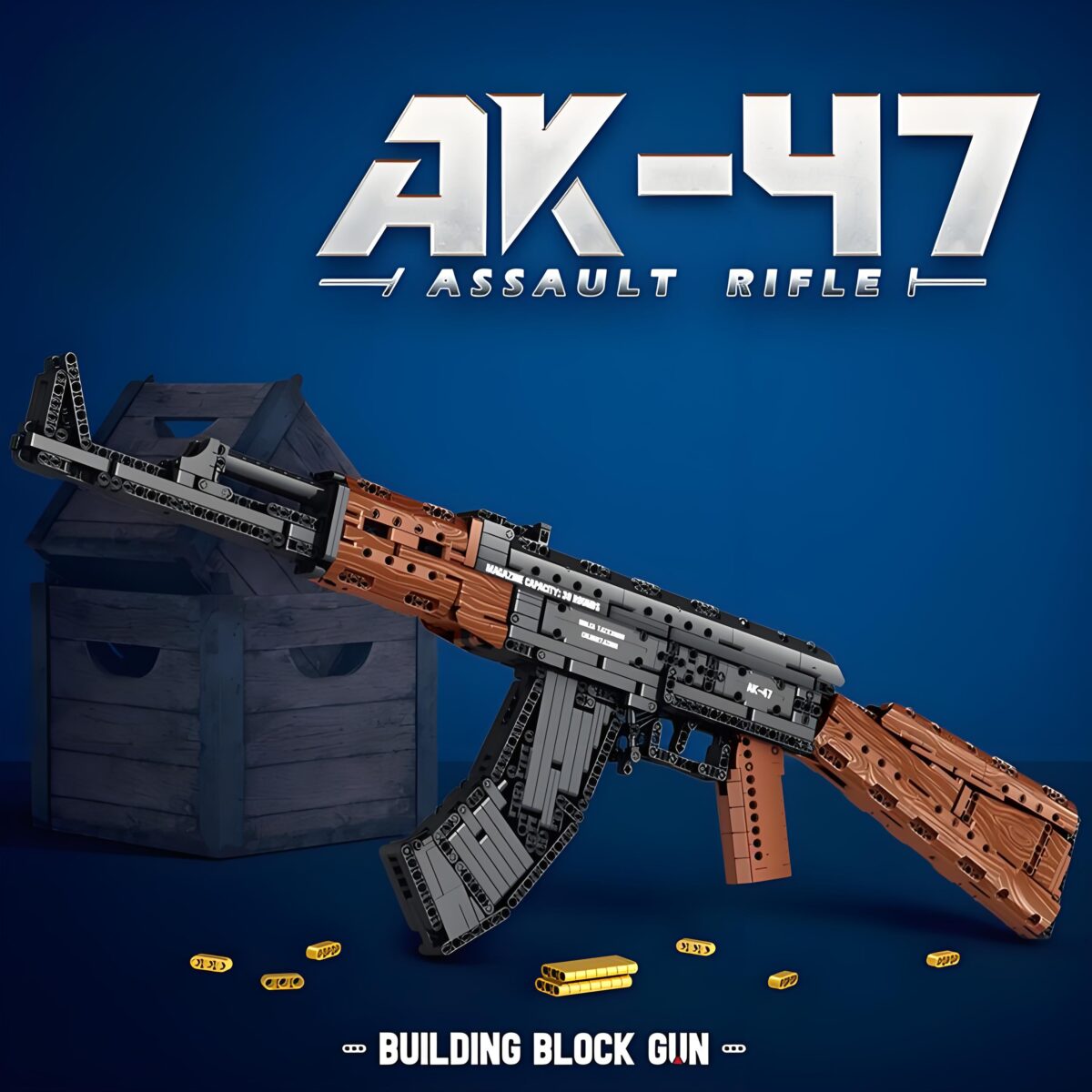 Reo77005 The AK-47 Assault Rifle Toygun  1366PCS - Image 2