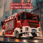 66061 The BI-Directional. Driving Fire Rescue Vehicle  2712PCS - Image 5