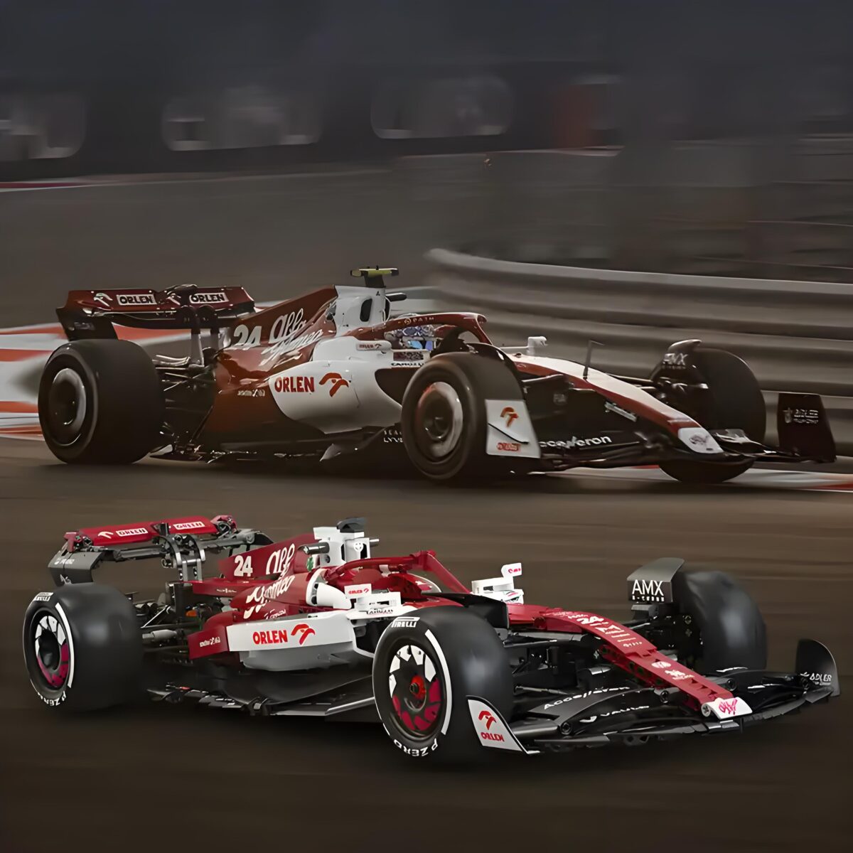 C64005 The Alfa Romeo F1 Team ORLEN C42 2022  1868PCS - Image 2