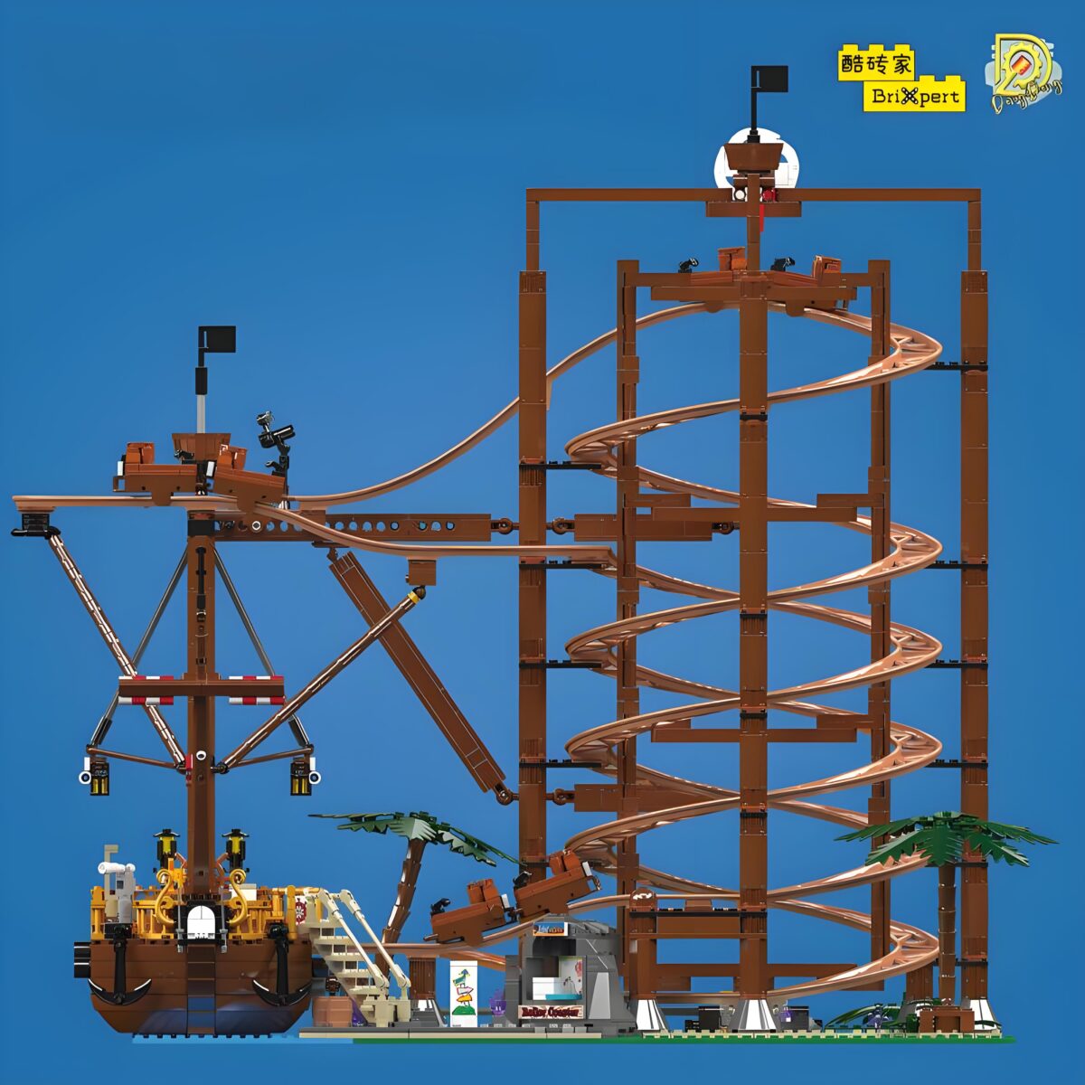 MK11013 The Double Helix Roller Coaster  2174PCS - Image 2