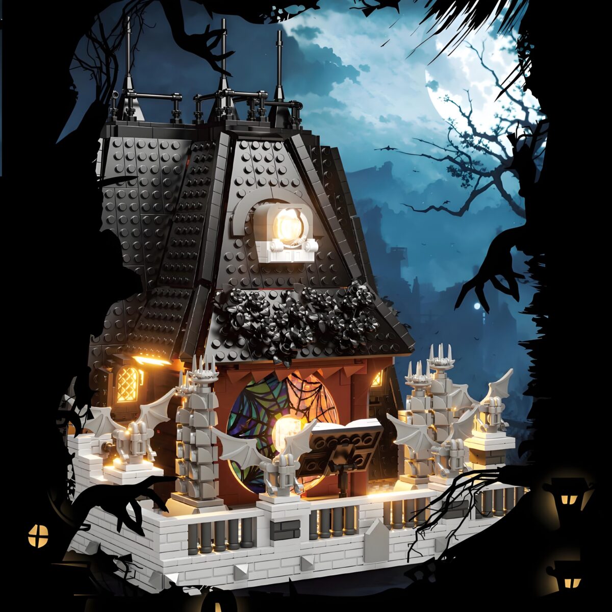 BK33214 The Wednesday Addams  2419PCS - Image 2