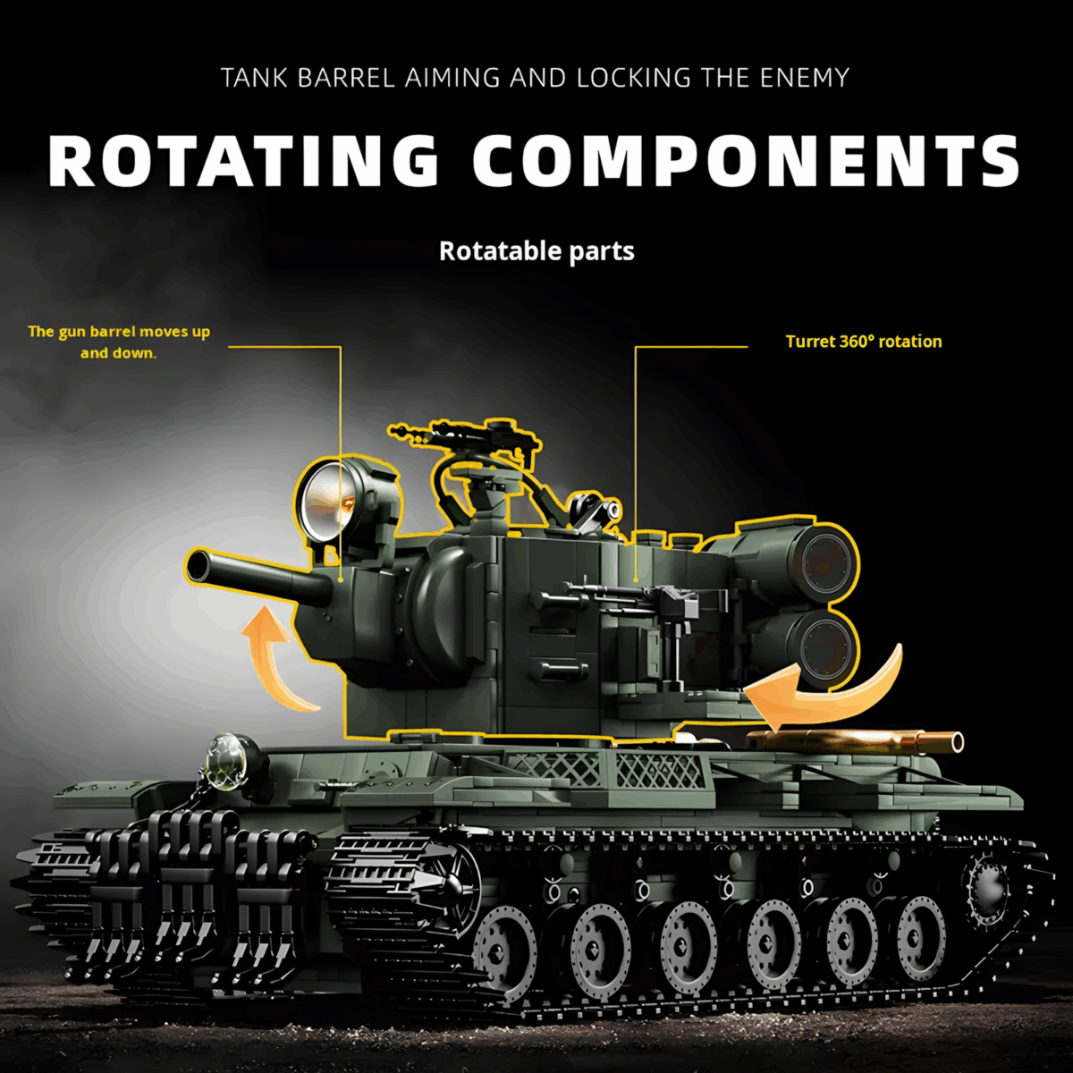 98003 The KV-2 Heavy Tank  2235PCS - Image 3