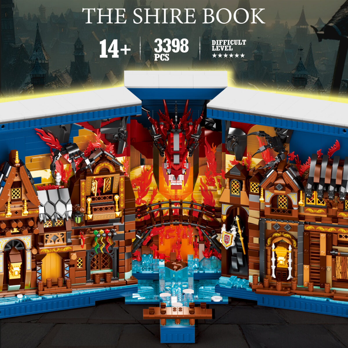 66035 The Shire Book for Hobbit  3398PCS - Image 3