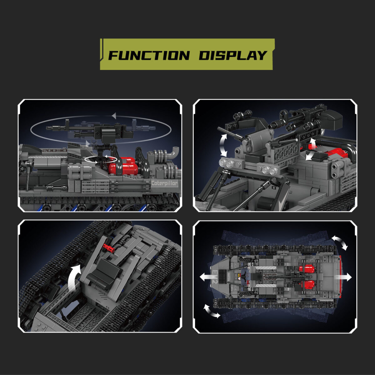 MK20030 The EV2 all-terrain crawler vehicle  1046PCS - Image 4